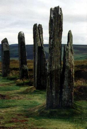 A detail of the Ring of Brodgar, Mainland Orkney, Scotland